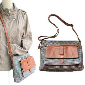 Fossil Vintage Crossbody Messenger Bag Rare!